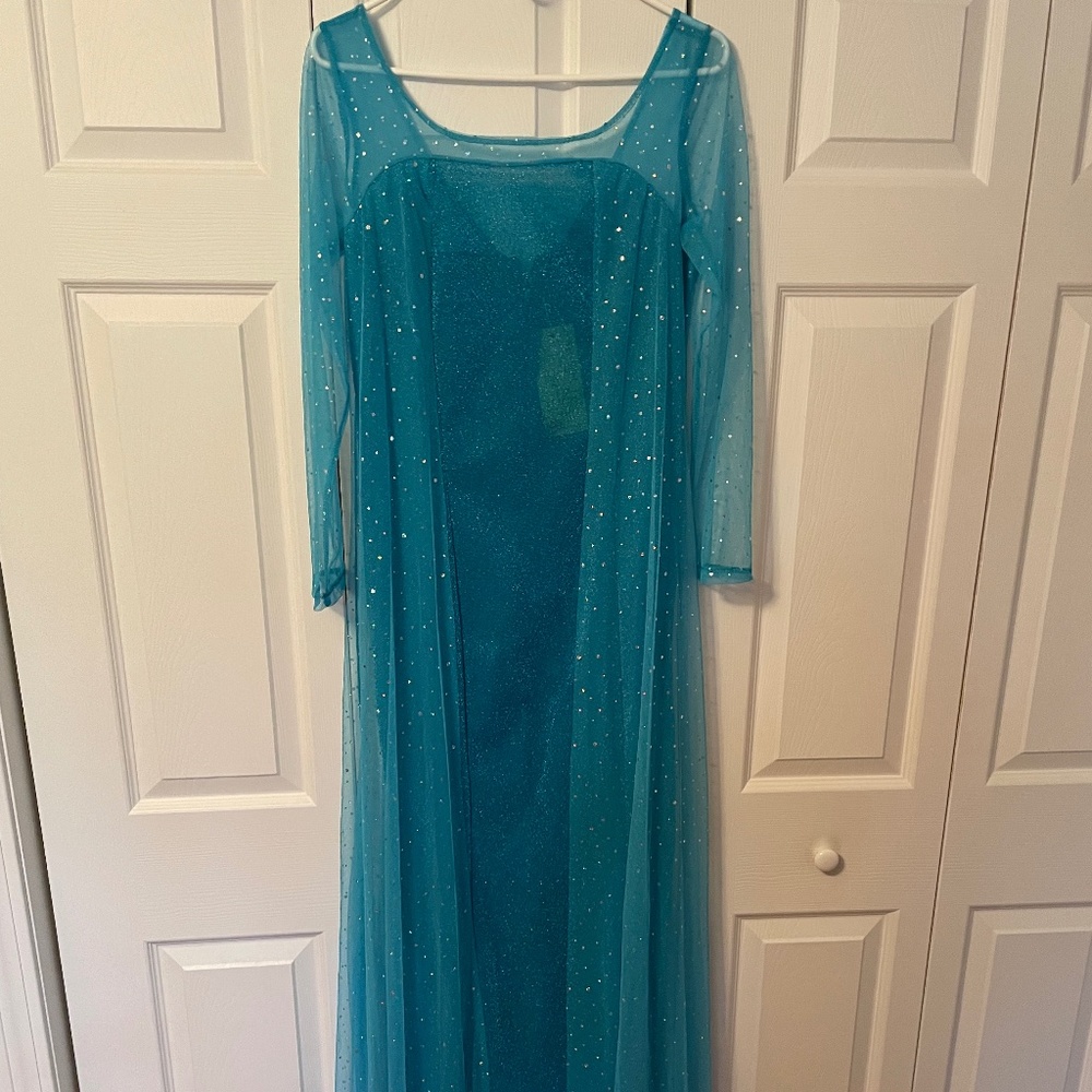 Women's size L Costume Elsa from Frozen Dress.